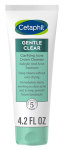 Cetaphil Gentle Clear Cream Cleanser Clarifying Acne 4.2Oz Cetaphil Gentle Clear Cream Cleanser Clarifying Acne 4.2Oz
