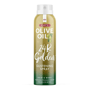 ORS Olive Oil Style & Shine 24K Golden Glistening Spray for Radiant Finish, 5 Oz