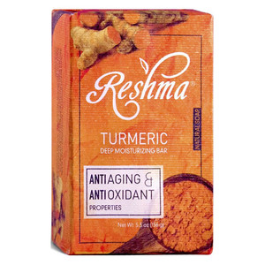 Reshma Anti-Aging & Antioxidant Turmeric Bar Soap for Skin Renewal, 5.5 Oz Reshma Anti-Aging & Antioxidant Turmeric Bar Soap for Skin Renewal, 5.5 Oz