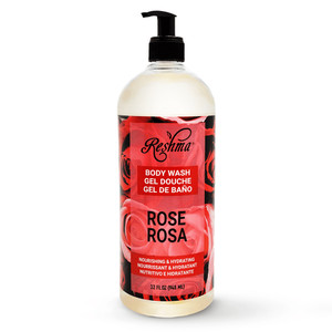 Reshma Beauty Rose Body Wash for All Skin Types & Dull Skin, 32 Oz