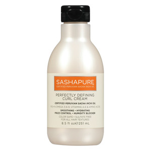 Sashapure Perfectly Defining Curl Cream for Soft & Bouncy Curls, 8.5 Oz Sashapure Perfectly Defining Curl Cream for Soft & Bouncy Curls, 8.5 Oz