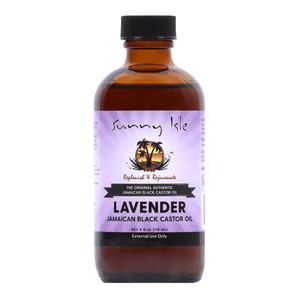 Sunny Isle The Original Authentic Jamaican Black Castor Oil with Lavender for Hair & Scalp, 4 Oz