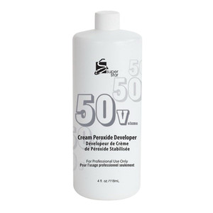 Super Star 50 Volume Cream Peroxide Developer for High Lift Hair Bleaching, 4 Oz Super Star 50 Volume Cream Peroxide Developer for High Lift Hair Bleaching, 4 Oz