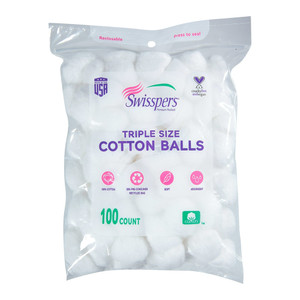Swisspers Multi-Care Cotton Balls, Hypoallergenic & Gentle for Skin Care 100 Ea Swisspers Multi-Care Cotton Balls, Hypoallergenic & Gentle for Skin Care 100 Ea
