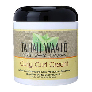 Taliah Waajid Curls, Waves & Naturals Curly Curl Cream for Frizz-Free Styling, 6 Oz Taliah Waajid Curls, Waves & Naturals Curly Curl Cream for Frizz-Free Styling, 6 Oz