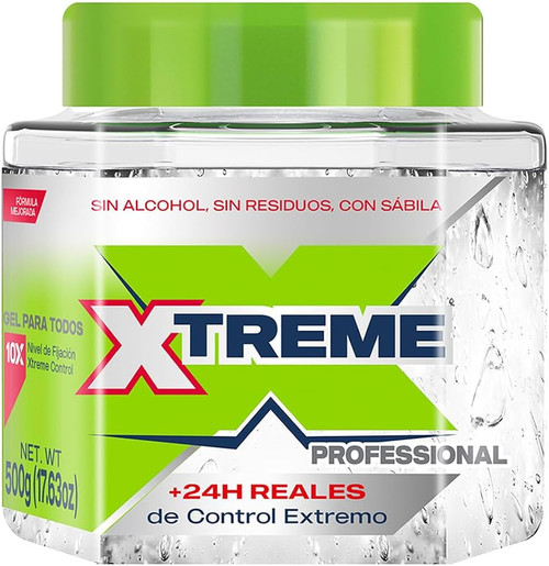 Wet Line Xtreme Professional Extra Hold Styling Gel, Clear for Maximum Control, 17.64 Oz