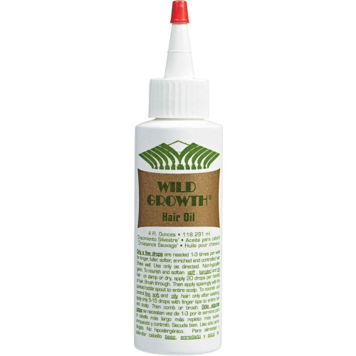 Wild Growth Hair Oil for Hair Strength & Growth, 4 Oz