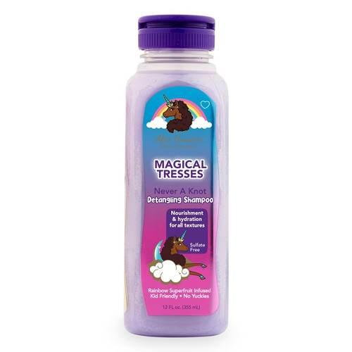 Afro Unicorn Detangling Shampoo Gentle Cleanse Hydration Tangle Free Sulfate Free 12 oz