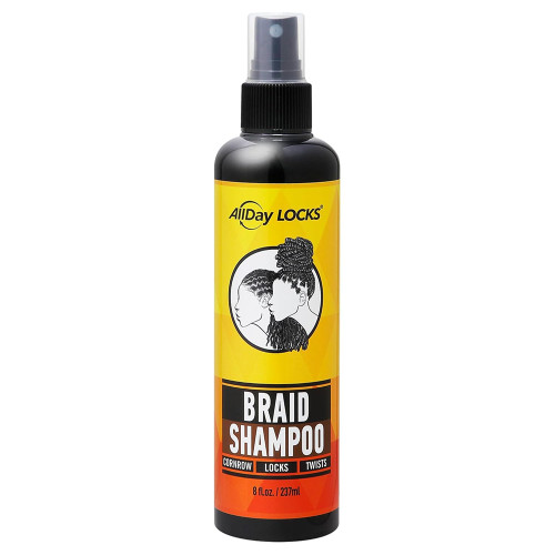 Allday Locks Braid Shampoo Cleanse and Refresh Scalp Braid Safe Formula 8 oz