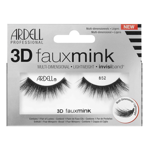 Ardell 3D Faux Mink Lashes Style 852 Volumizing Look, 1 Ea