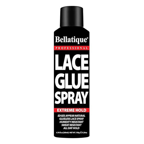 Bellatique Lace Glue Spray Matte Look Wig Adhesive, 6.76oz