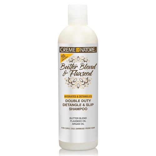 Creme Of Nature Blackberry & Flaxseed Shampoo Strength & Moisture 12 Oz