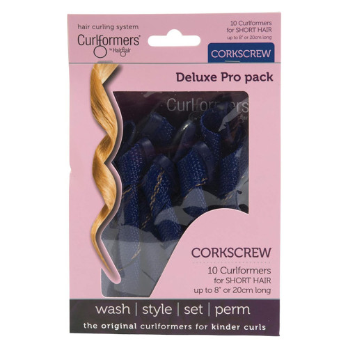 Softhood Curlformers Short Corkscrew Styling Pack Curl Formers, 1 Ea