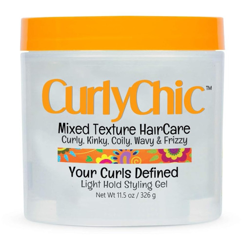 CurlyChic Curl Defining Styling Gel Hold & Shine, 11.5 Oz