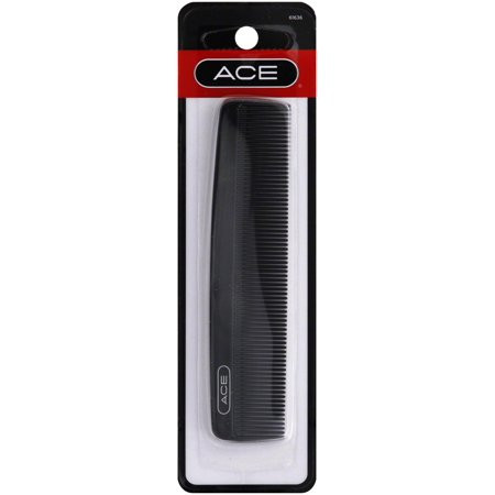 ACE 5" Classic Fine Tooth Pocket Comb - Black