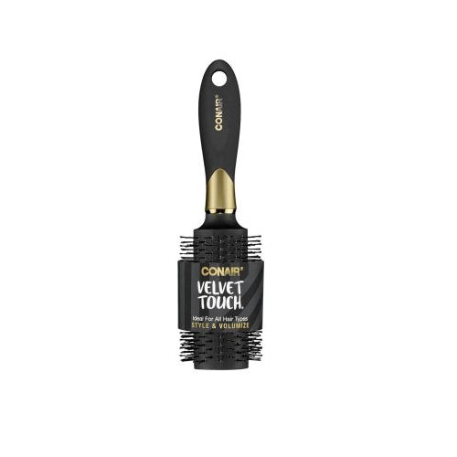 Conair Velvet Touch Large V Bristle Nylon Round Brush, 1.0 ea