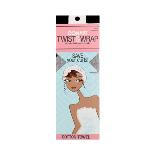 Conair Twist & Wrap Cotton Towel, 1 CT