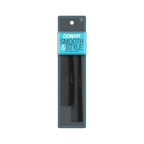 Conair Hard Rubber Pocket and Barber Comb, 2 ct