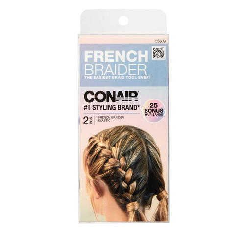 Conair French Braid Tool Kit with 25 Bonus Polybands