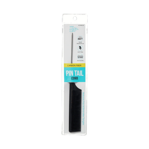 KISS Colors & Care Professional Carbon Fiber Pin Tail Parting Comb