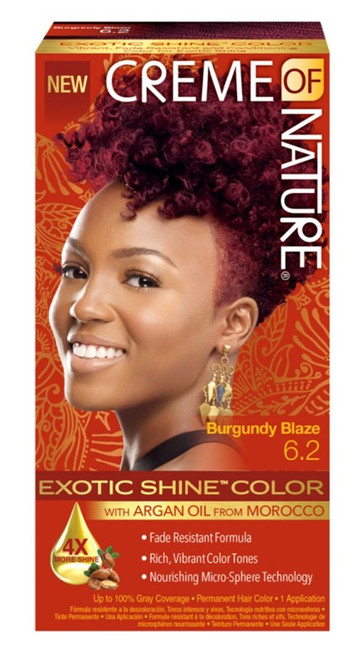 Creme Of Nature Color #6.2 Burgundy Blaze Exotic Shine