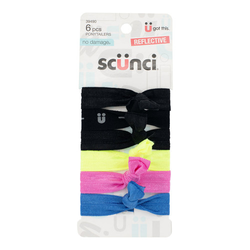 Sc??nci Everyday & Active No Damage Knotted Ponytailers Sport, 6 CT