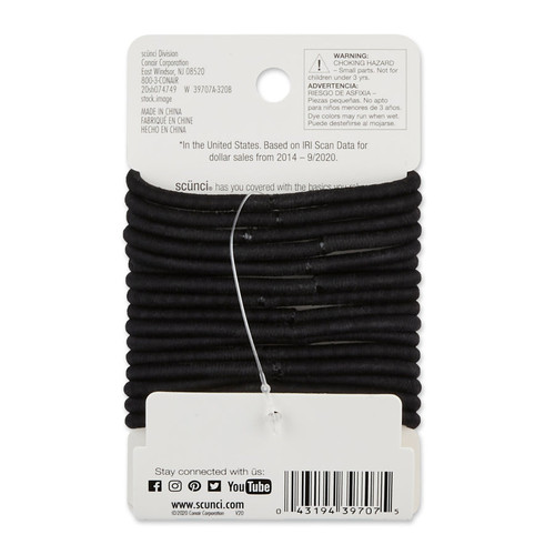 Sc??nci Evo/Core No Damage Comfy Hold Color Match Brunette Elastics, 16 CT