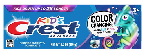 Crest Toothpaste 4.2Oz Kids Color Changing