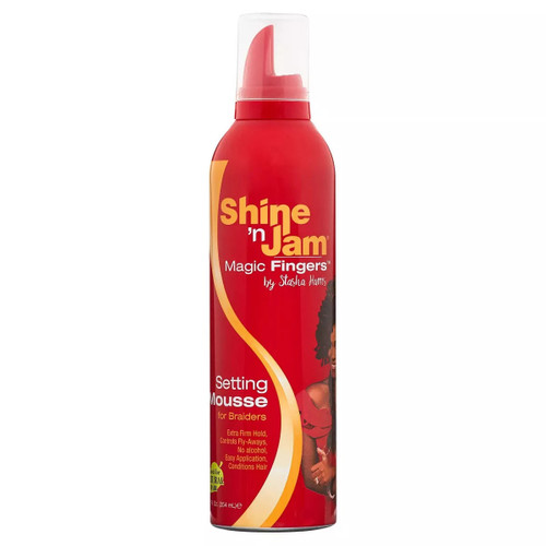 Shine 'n Jam Magic Fingers Hair Mousse, 12 oz