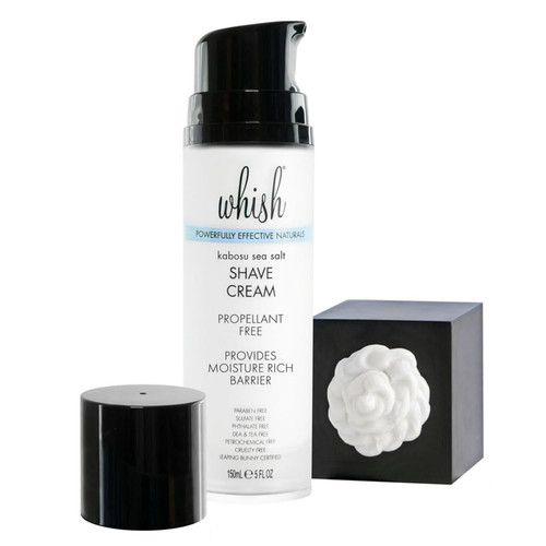Whish Kabosu Sea Salt Shave Cream, 5 oz