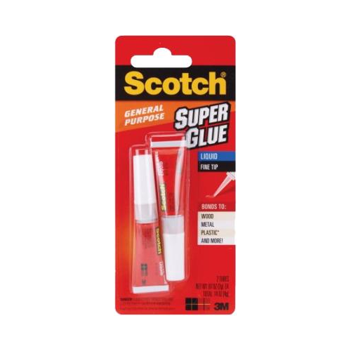 Scotch Super Glue Liquid 2 ct