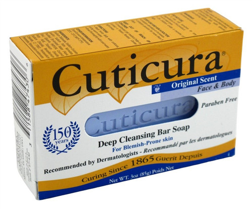 Cuticura Deep Cleansing Bar Soap Original 3Oz