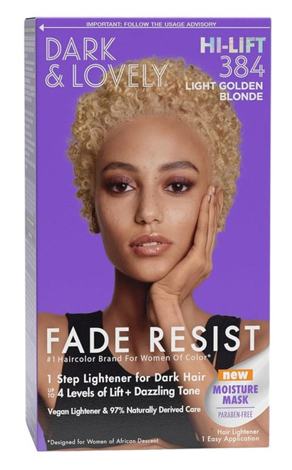 Dark & Lovely Color #384 Light Golden Blonde