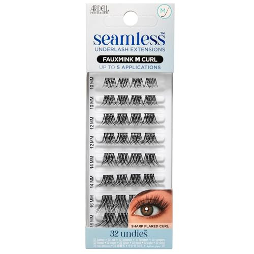 Ardell Seamless Underlash Lash Extensions Kit - DIY Lash Clusters, Eyelash Extension Kit, FauxMink M Curl