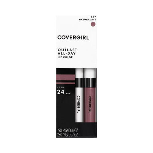 COVERGIRL Outlast All-Day Lip Color With Topcoat, Naturalast 545, 1.9g 0.06 oz/ 2.3ml 0.07 fl oz