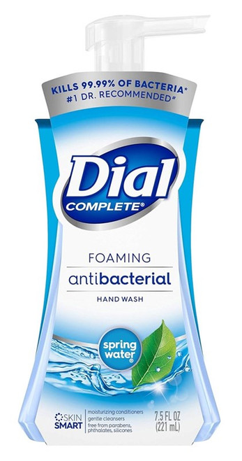Dial Foaming Hand Wash 7.5Oz Anti-Bacterial Spring Water