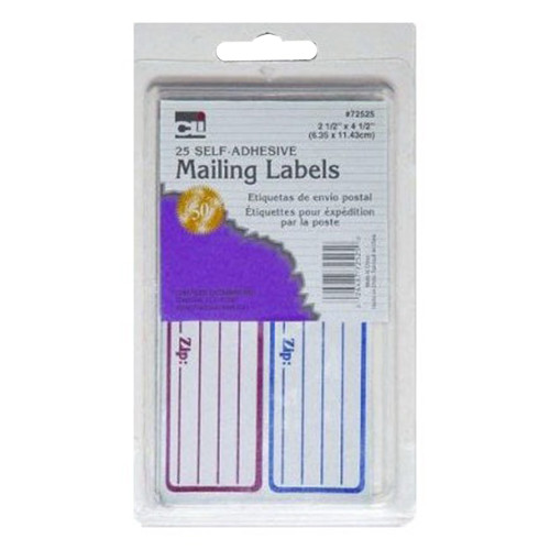 Charles Leonard Inc Self Adhesive All Purpose Labels 2 X 4 Mailing, 35 Ea