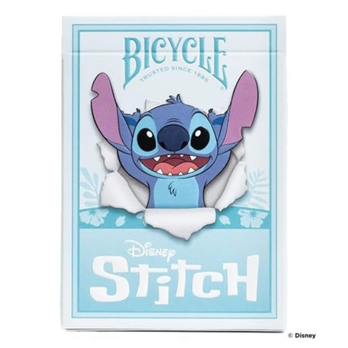 Bicycle Disney Stitch Playing Cards Set Of Two Clip Strips, 24 Ea