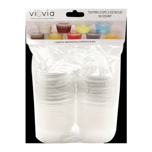 Viovia Tasting Cups 3 Oz Disposable Pack, 30 Count