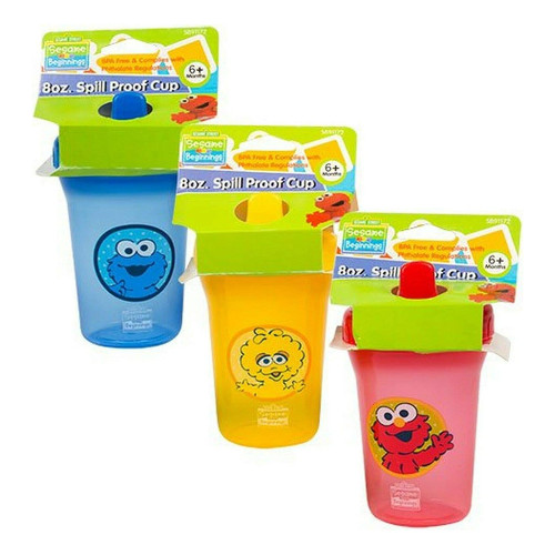Baby Cup Sesame Street Spill Proof Drinkware, 1 Ea