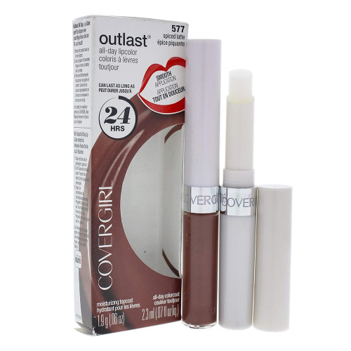CoverGirl Outlast All-Day Lip Color with Topcoat Spiced Latte #577, 1 Ea