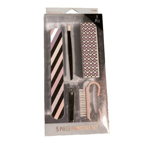 Diamond Cosmetics Manicure 5 Piece Kit Grooming Set, 1 Ea