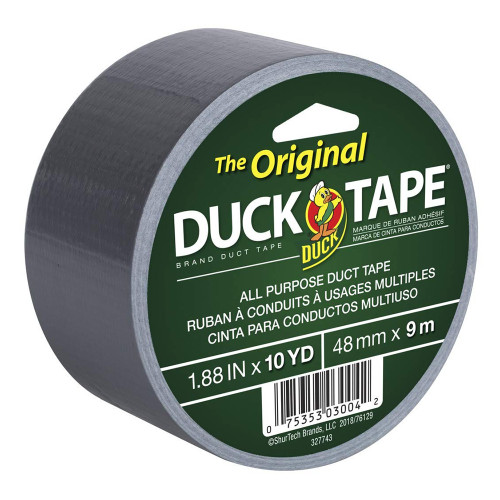 Duck Tape Brand Duct Tape Silver 1.88 Inch x 10 Yard Roll, 1 Ea