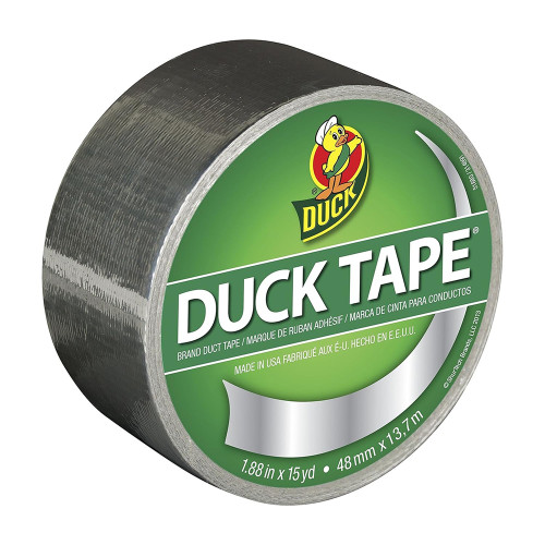Duck Tape Brand Duct Tape Chrome 1.88 Inch x 15 Yard Roll, 1 Ea