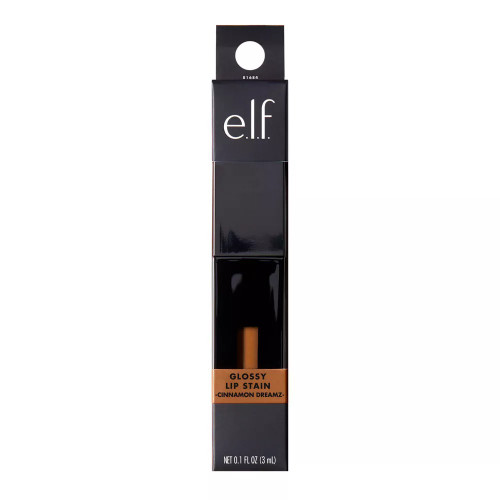 e.l.f. Glossy Lip Stain Cinnamon Dreamz Shade, 0.1 Oz