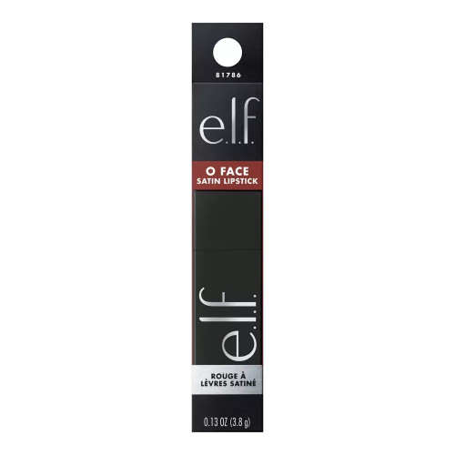 e.l.f. O FACE Satin Lipstick Drive Shade, 0.13 Oz