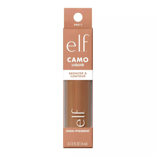 e.l.f. Camo Liquid Bronze N Sculpt Bronzer #3 Light Shade, 0.13 Oz