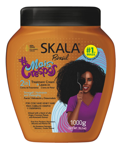 Skala Mais Crespos 2-In-1 Leave-In Treatment Crm 35.2oz