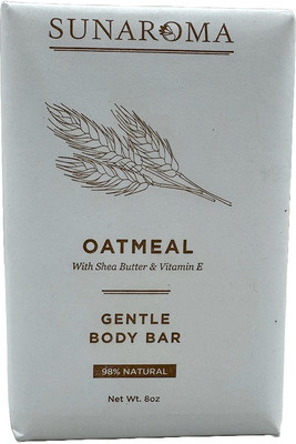 Sunaroma Soap Bar Oatmeal With Shea Butter & Vitamin-E 8oz