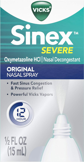 Vicks Sinex Severe Nasal Spray 12 Hour 0.5oz